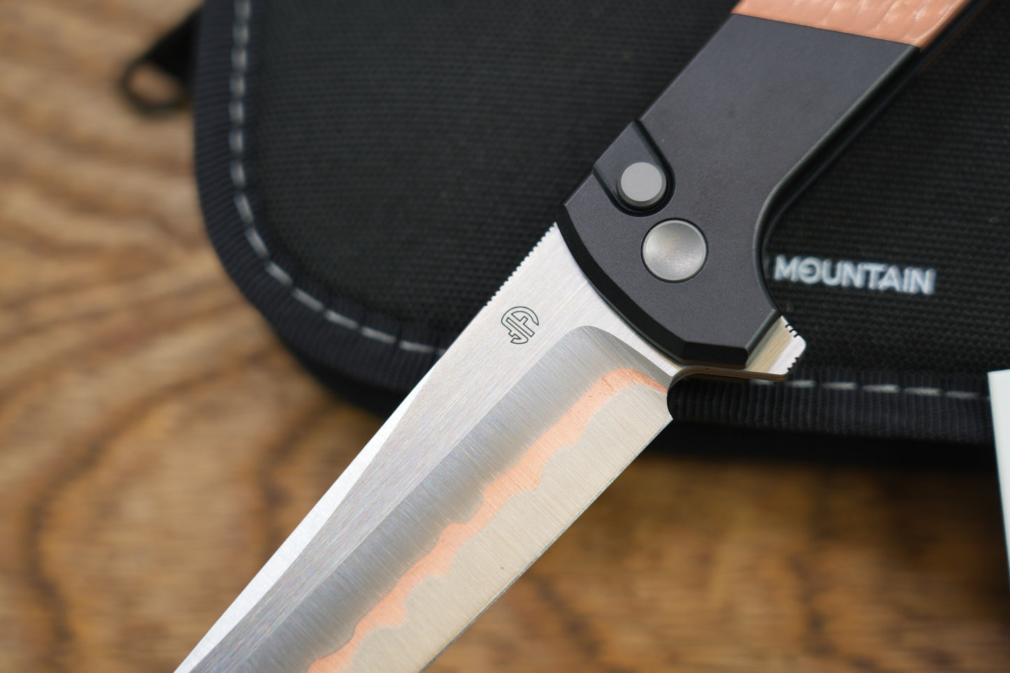 New Chop2 Forged copper blade 7075 Aluminum Handle copper Hammer pattern