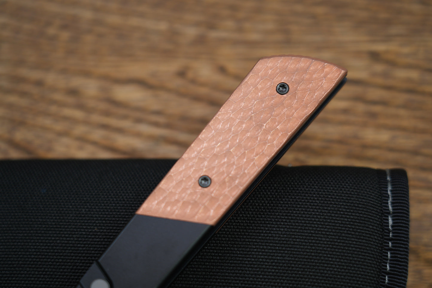New Chop2 Forged copper blade 7075 Aluminum Handle copper Hammer pattern