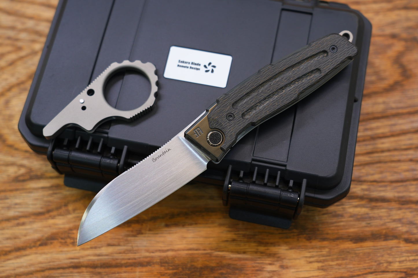 【Yaksha】B Nemoto Design ZDP-189 Hand-grinded zirconium mirror handle and clamp