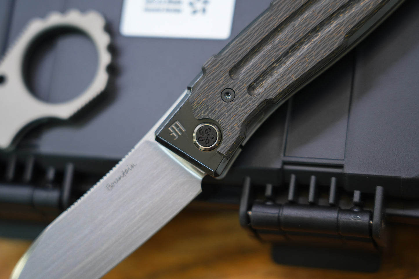 【Yaksha】B Nemoto Design ZDP-189 Hand-grinded zirconium mirror handle and clamp