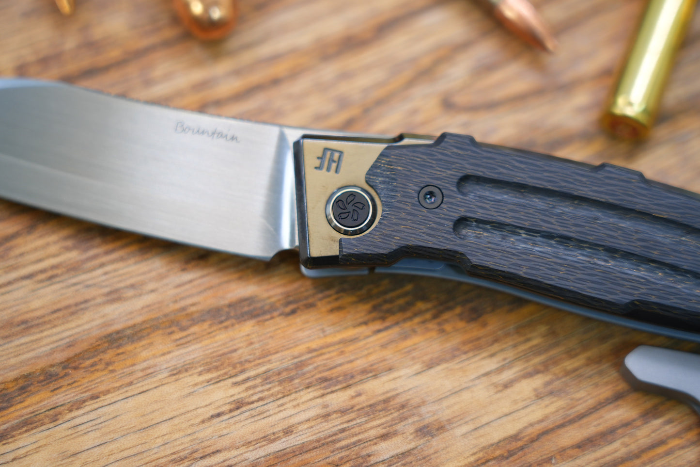 【Yaksha】B Nemoto Design ZDP-189 Hand-grinded zirconium mirror handle and clamp