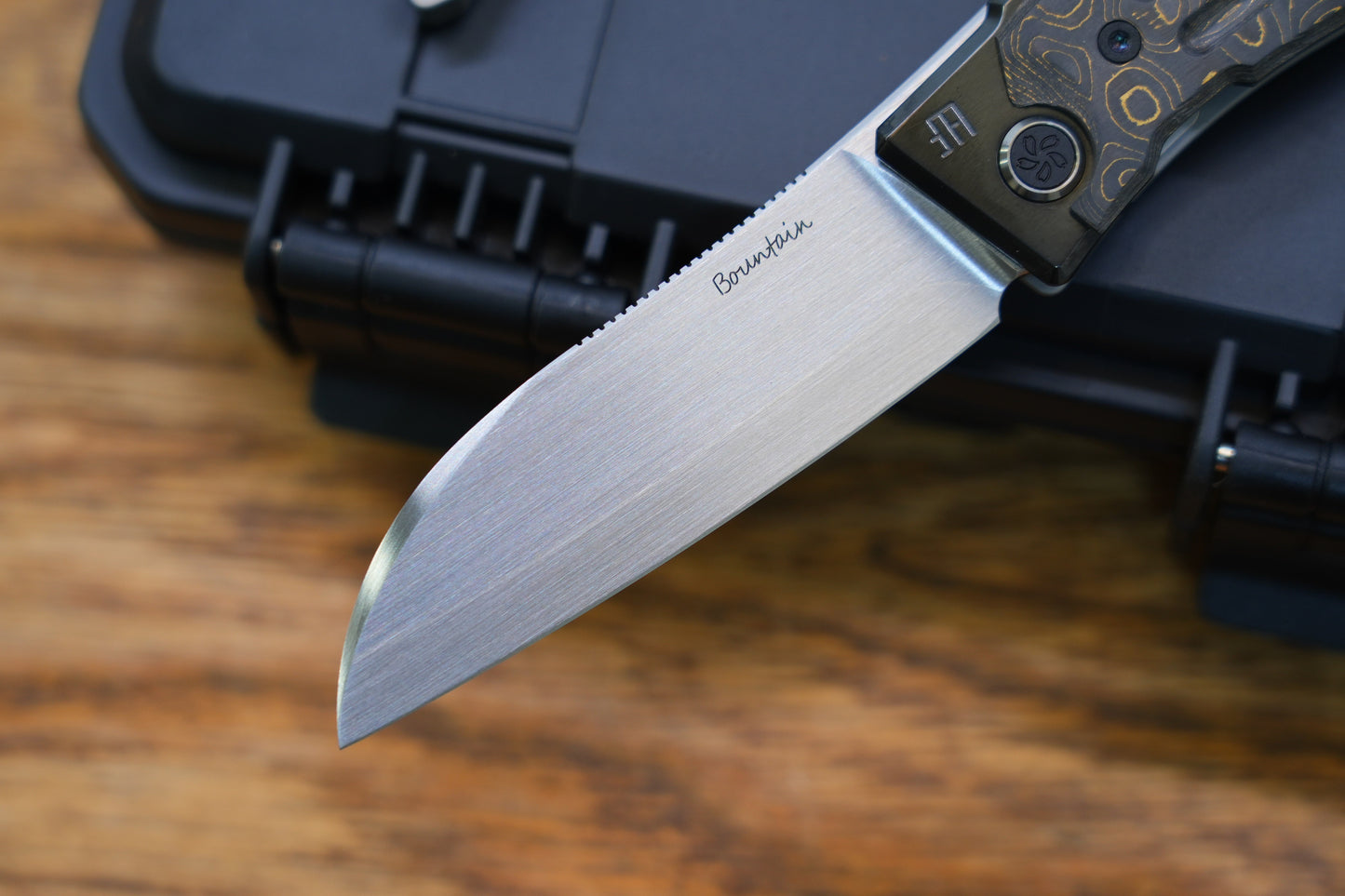 【Yaksha】A Nemoto Design ZDP-189 Hand-grinded zirconium mirror handle and clamp