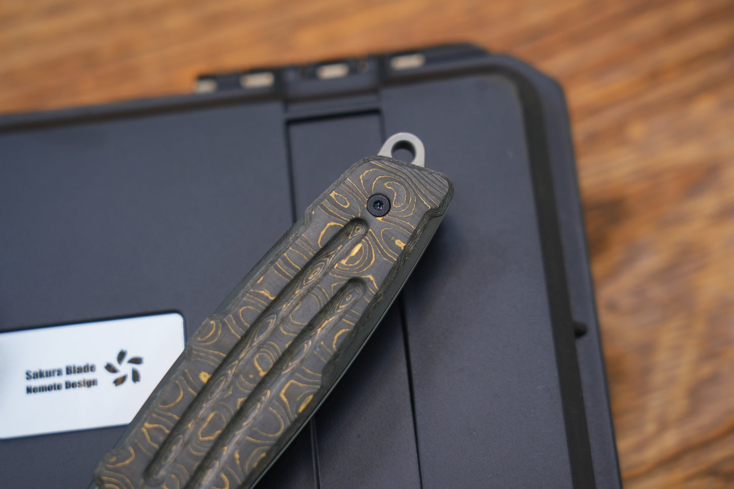 【Yaksha】A Nemoto Design ZDP-189 Hand-grinded zirconium mirror handle and clamp