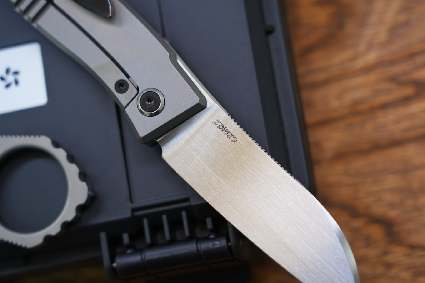 【Yaksha】A Nemoto Design ZDP-189 Hand-grinded zirconium mirror handle and clamp