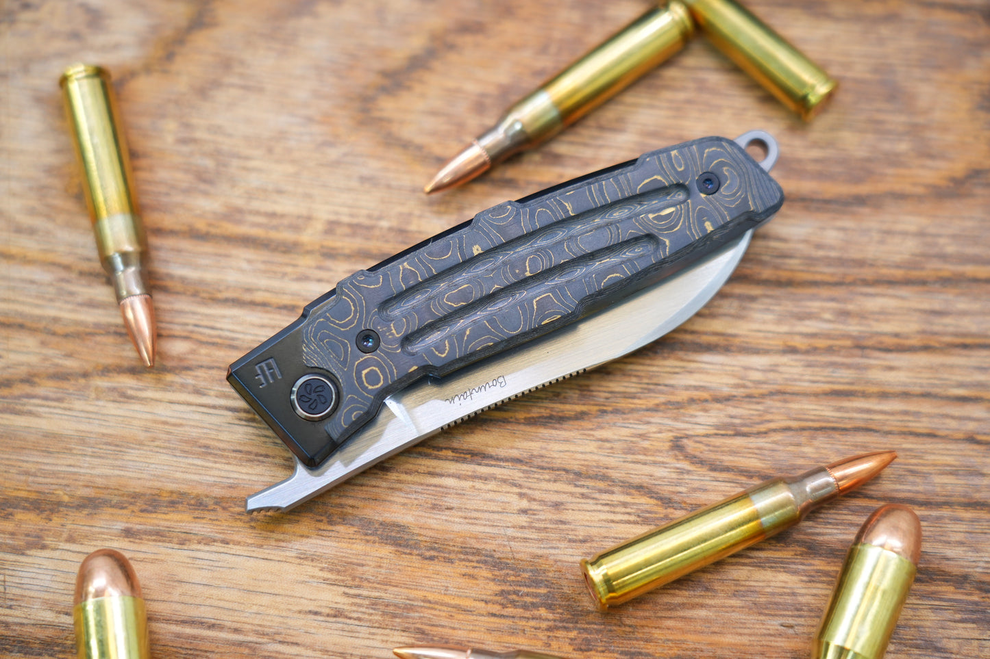 【Yaksha】A Nemoto Design ZDP-189 Hand-grinded zirconium mirror handle and clamp