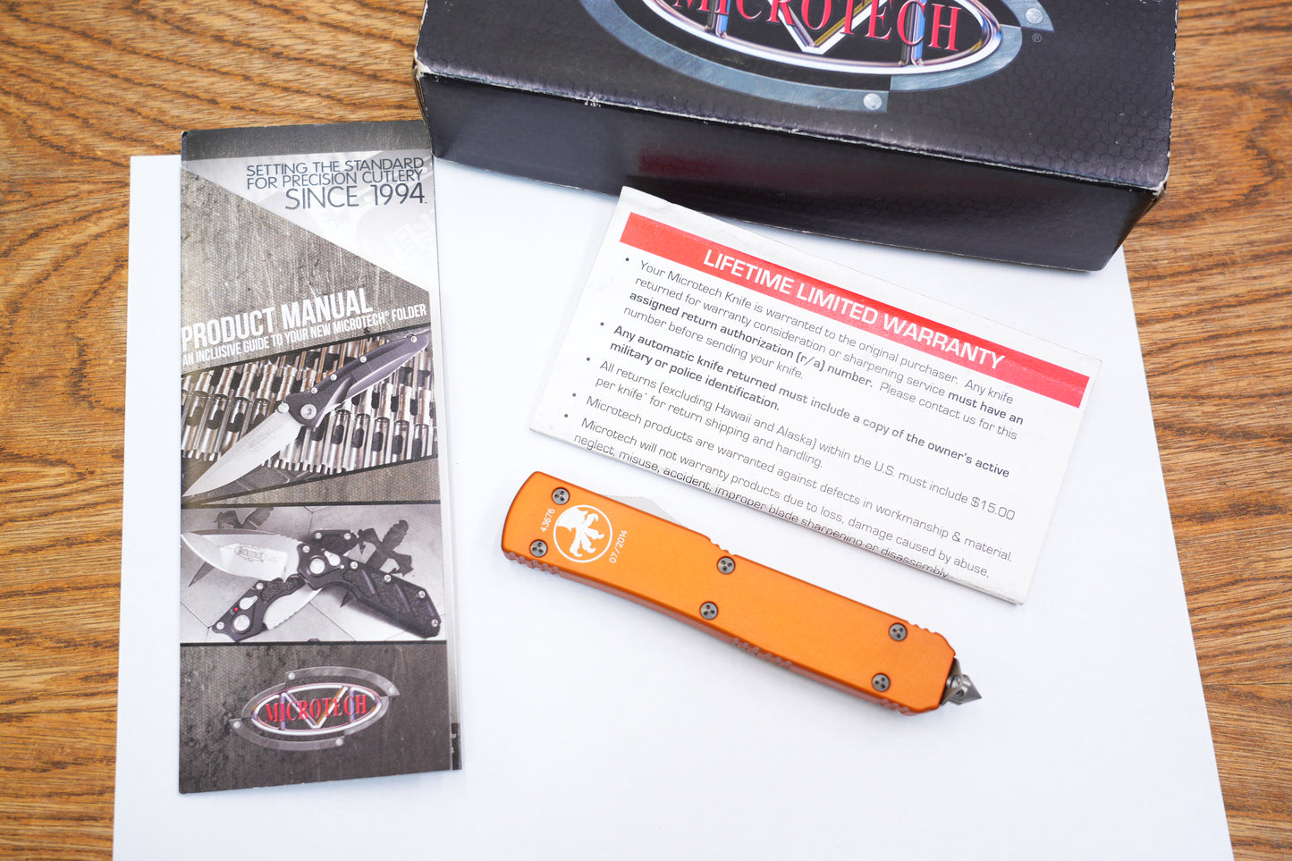 Microtech Ultratech 123-4OR 2014