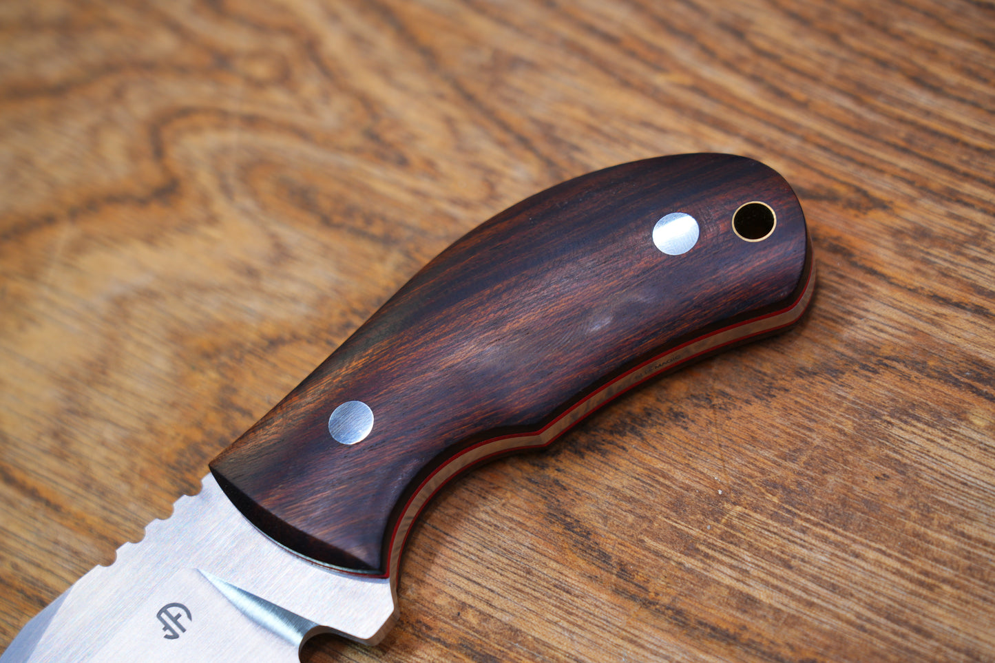 North Mountain Raccoon Skinner Hunting Knife Desert Ironwood Handel SLD-Magic