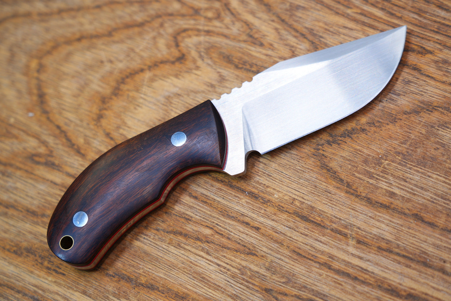 North Mountain Raccoon Skinner Hunting Knife Desert Ironwood Handel SLD-Magic