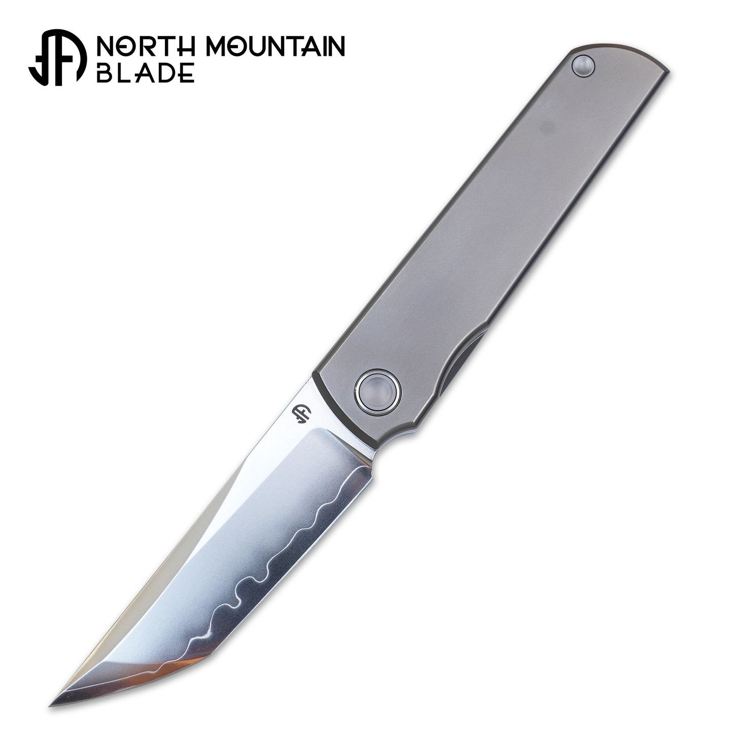 Chop Classic 2505-A-Ti Flat SLD Steel Front Flipper Ti Clip