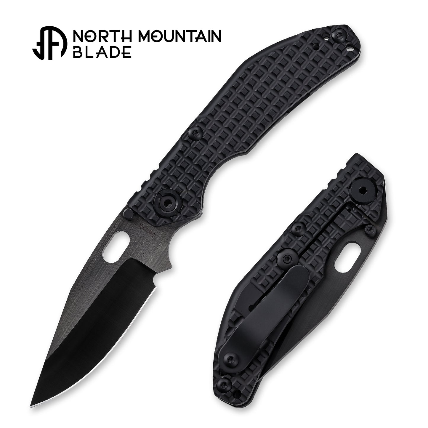 BBNM Bowie CPM-3V DLC Blade Hand-Polished Dwyer Design Shadow Edition