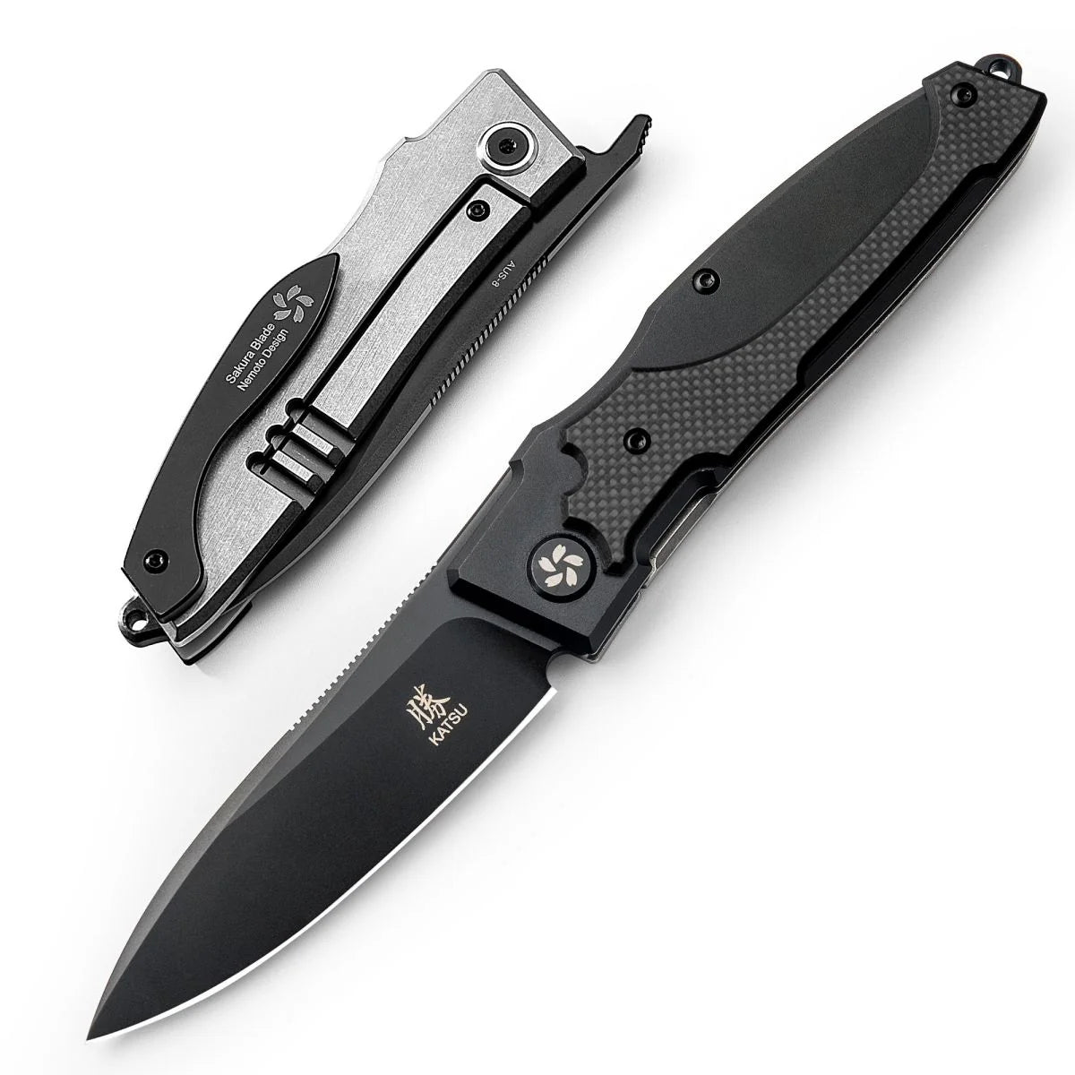 Nemoto Design KS01-BK Japanese Higo-no-Kami folding knife tactical design