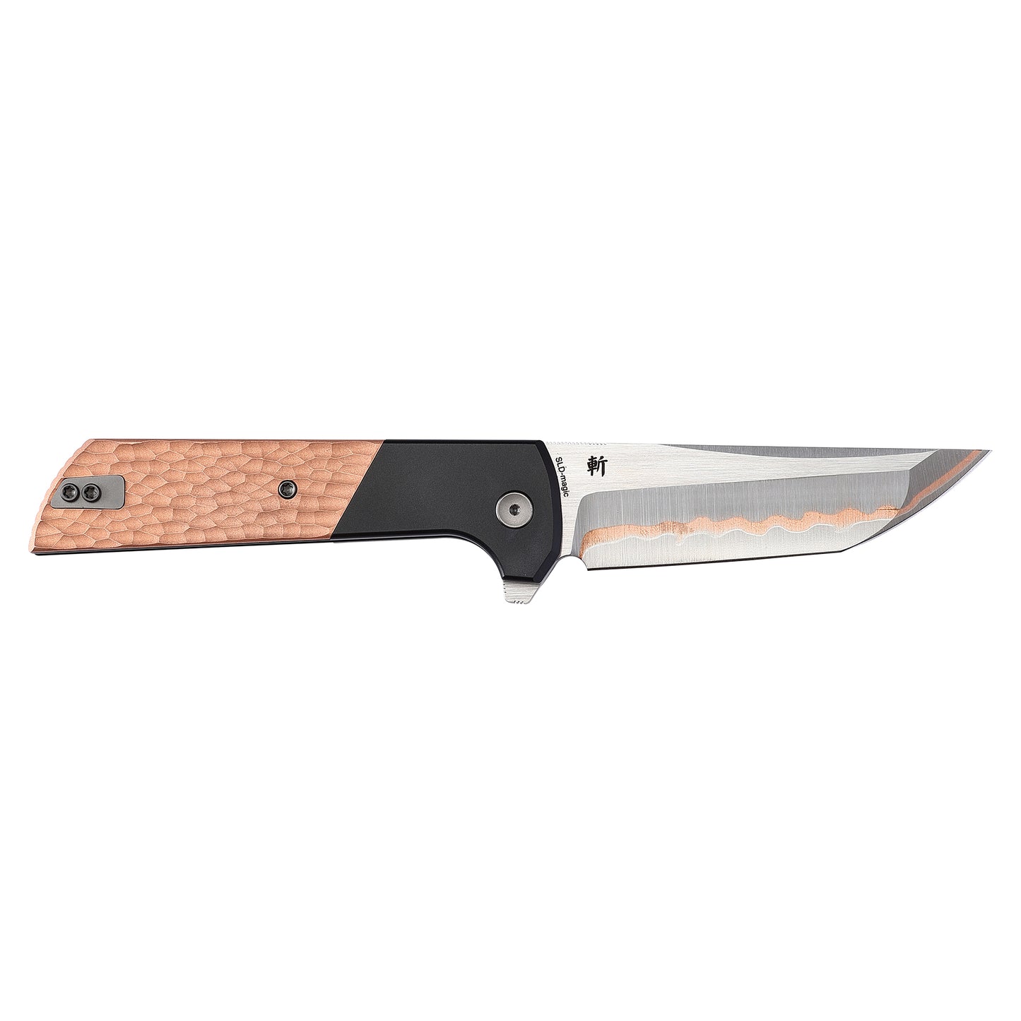 New Chop2 Forged copper blade 7075 Aluminum Handle copper Hammer pattern