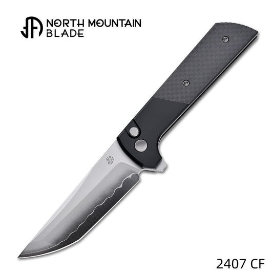 2407-CF Anodized aluminum alloy handle Carbon Fiber