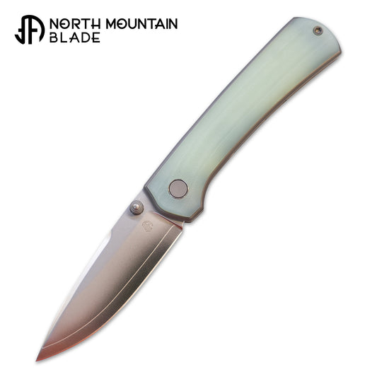 new "Ultra" G10 Natural Sleek Modern Mini Pocket Knife Quick-Open Design