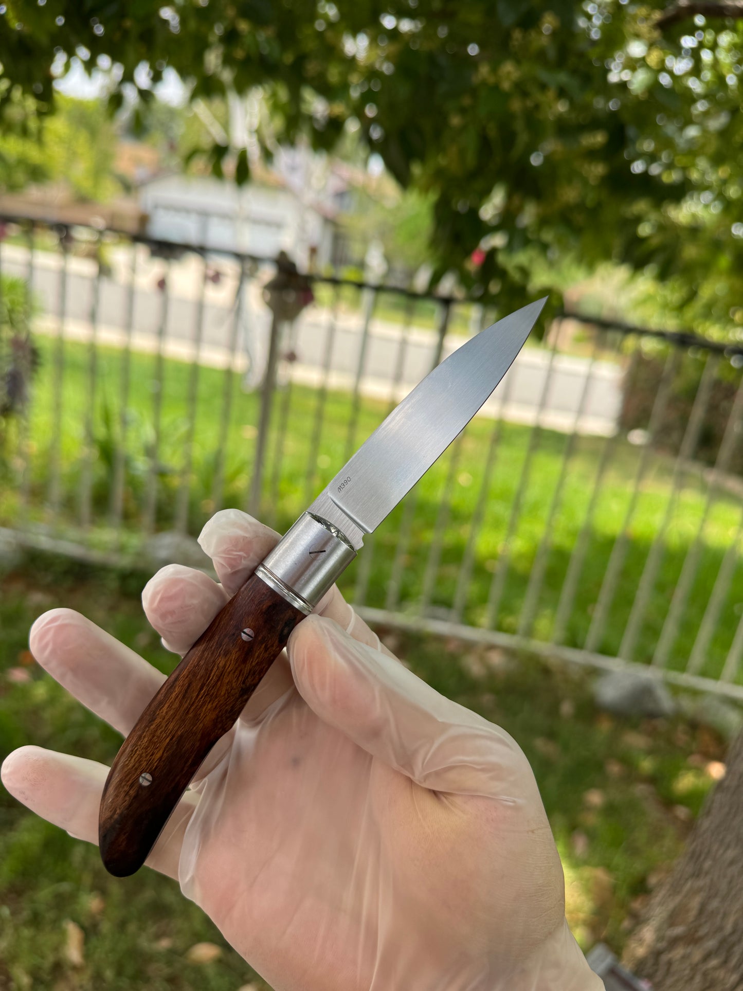 Navaja de bolsillo North Mountain Blade Swift M390 Desert Ironwood