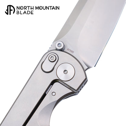 Element, M390 blade, Titanium handle, titanium clip,
