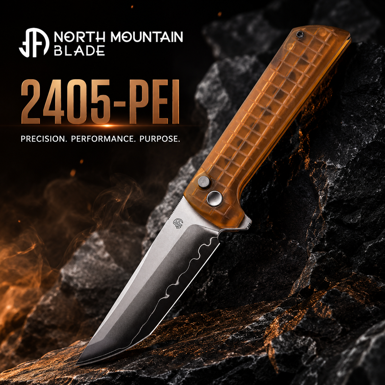 Chop 2 2405-PEI handle SLD-Magic Japanese TANTO style tactical