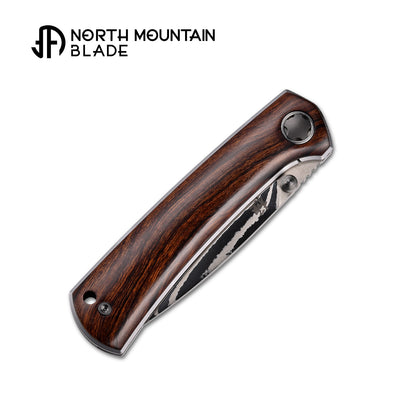 2528-IW new "Ultra" Desert Ironwood Modern Mini Pocket Knife Quick-Open Design