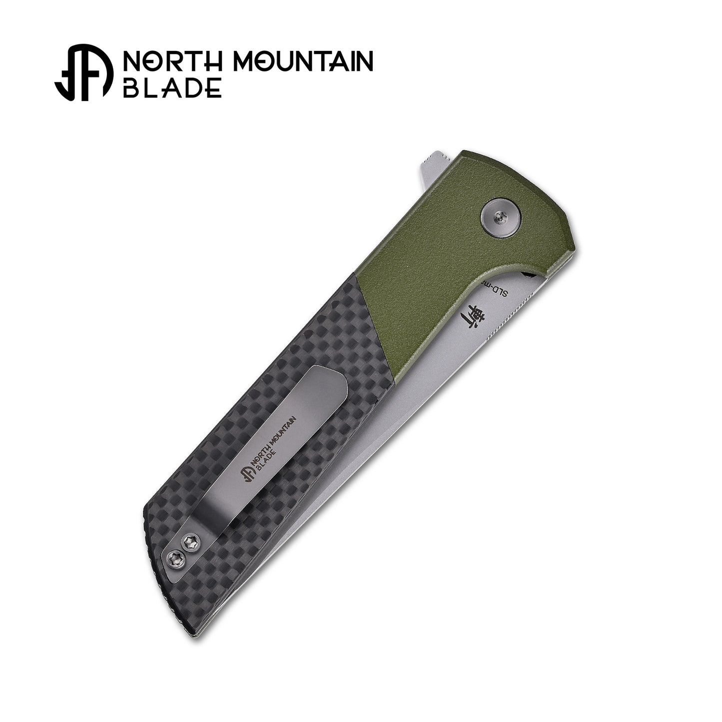 2407-SPGRCF Matte painted green aluminum alloy handle