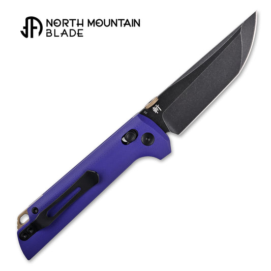 2406-PR-D2BK Crossbar Lock Knife D2 Steel Japanese-style tactical folding knife