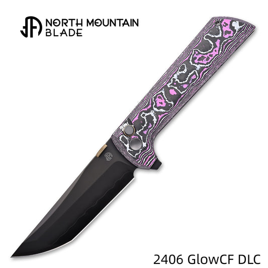 2406-GLOWCF-DLC Chop2 Ceramic Carbon Fiber New .45-style thumb disc