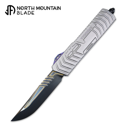 【GIANT】M390 steel DLC gold pattern double spring titanium push rod aluminum housing