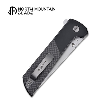 2407-CF Anodized aluminum alloy handle Carbon Fiber