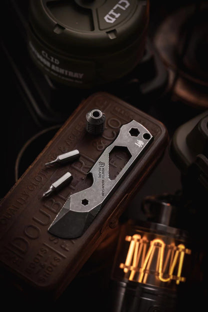 Titanium alloy Crowbar Beer opener blue