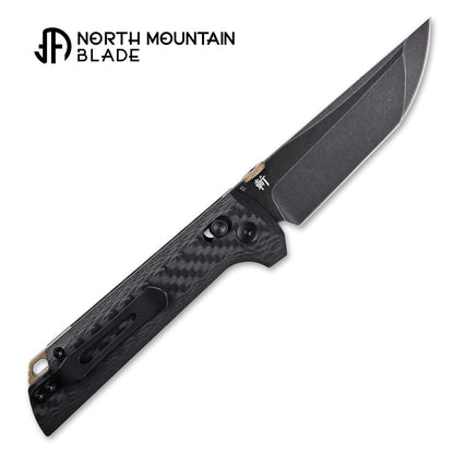 2406-CF-D2BK Crossbar Lock Knife D2 Steel Japanese-style tactical folding knife