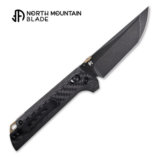 2406-CF-D2BK Crossbar Lock Knife D2 Steel Japanese-style tactical folding knife