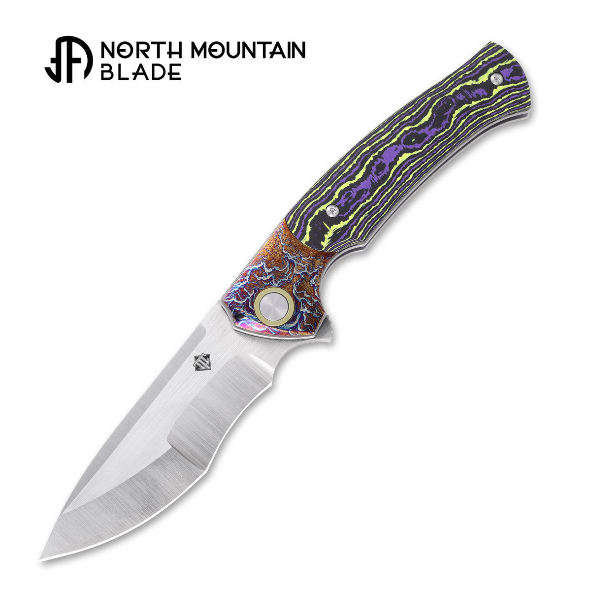 2608-PRGR North Mountain Blade × T.C. Blades Limited Collaboration — "COUYON" Folding Knife