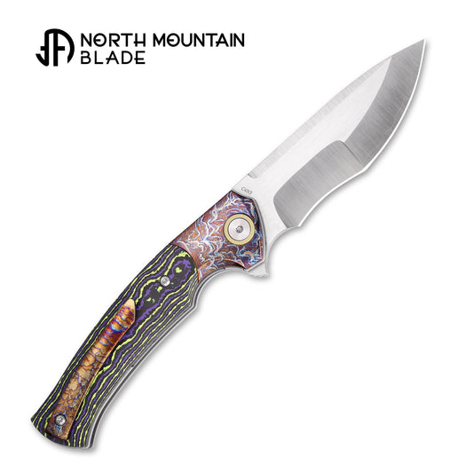 2608-PRGR North Mountain Blade × T.C. Blades Limited Collaboration — "COUYON" Folding Knife