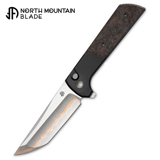 Chop2 2407-Forged copper blade 7075 Aluminum Handle copper carbon fiber
