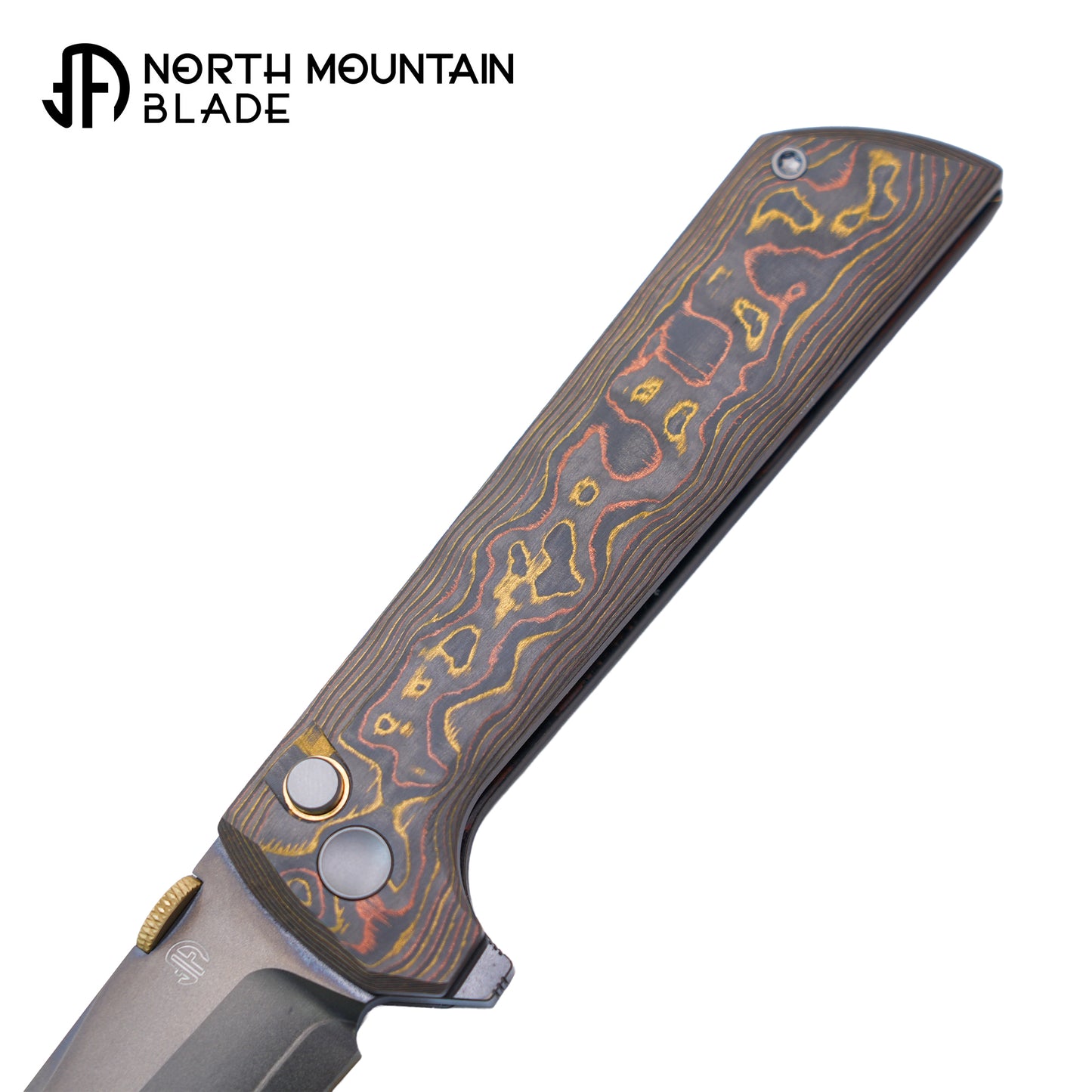2406-CUCF-DLC Chop2 Copper-inlaid Carbon Fiber New .45-style thumb disc
