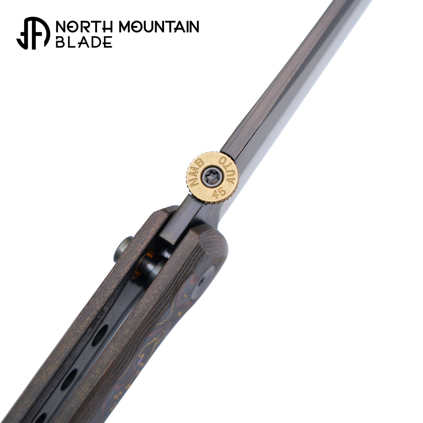 2406-CUCF-DLC Chop2 Copper-inlaid Carbon Fiber New .45-style thumb disc