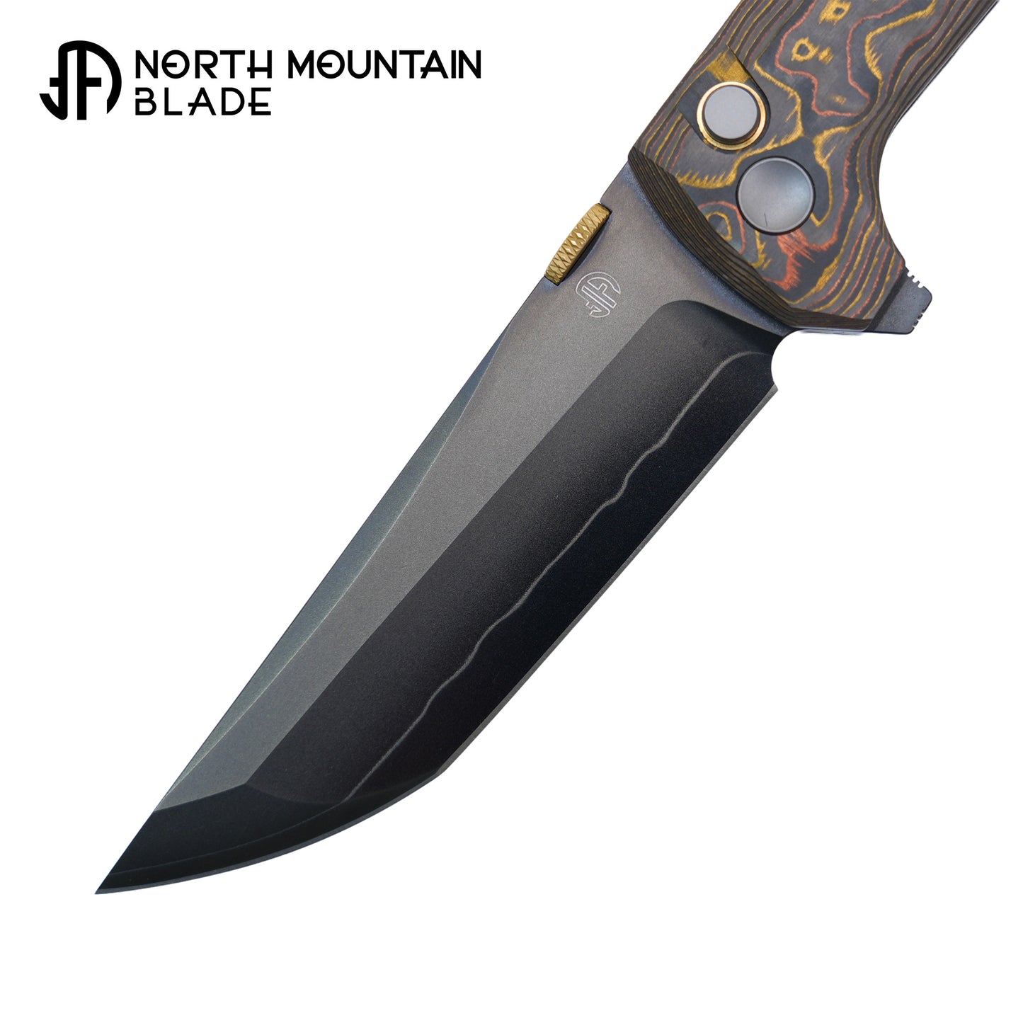 2406-CUCF-DLC Chop2 Copper-inlaid Carbon Fiber New .45-style thumb disc