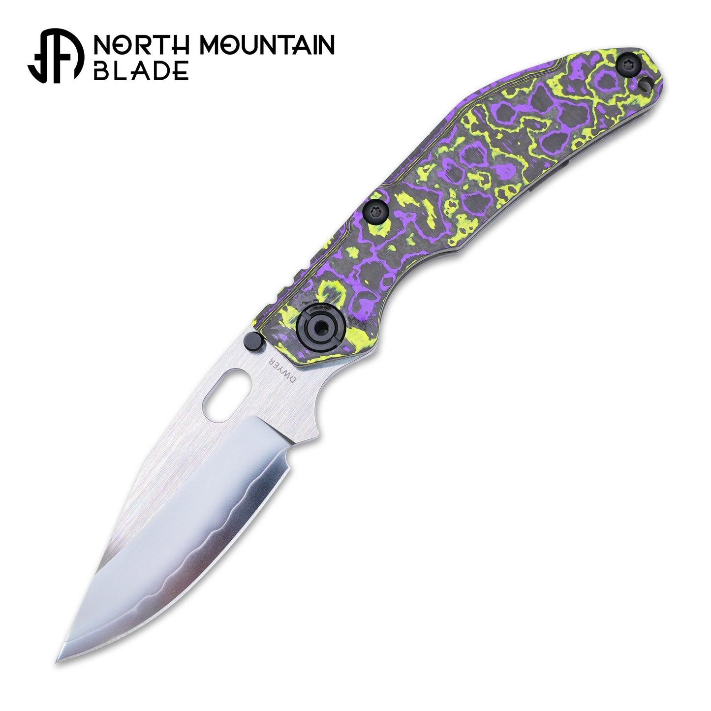 BBNM 2521-PRGR Bowie Joker Purple & Yellow Ceramic Carbon Fiber