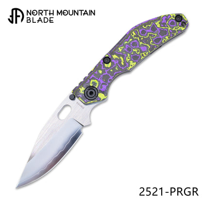 BBNM 2521-PRGR Bowie Joker Purple & Yellow Ceramic Carbon Fiber