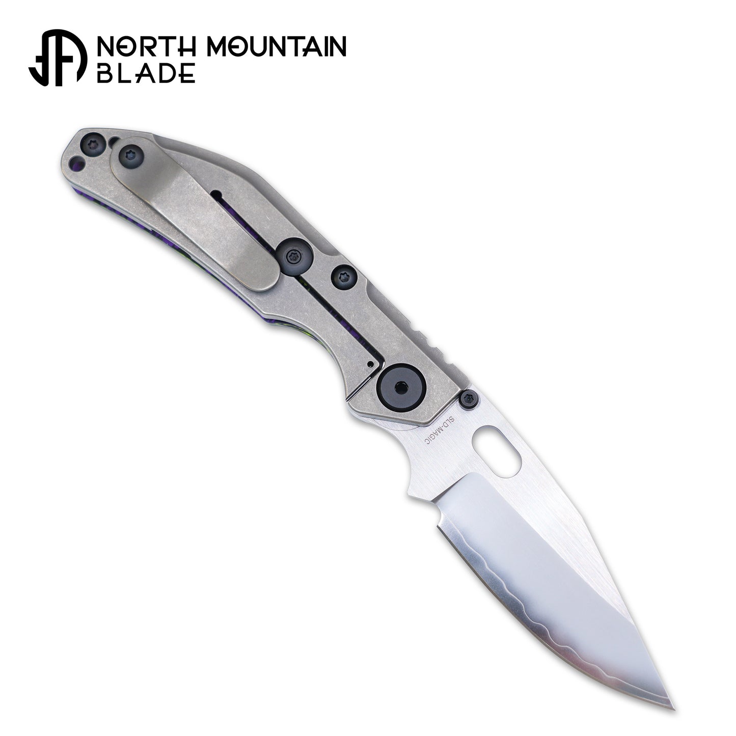 BBNM 2521-PRGR Bowie Joker Purple & Yellow Ceramic Carbon Fiber
