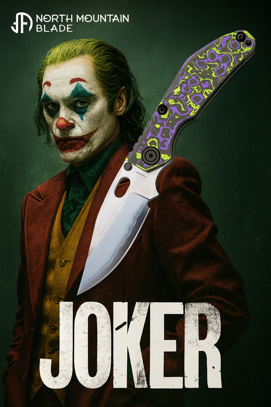 BBNM 2521-PRGR Bowie Joker Purple & Yellow Ceramic Carbon Fiber