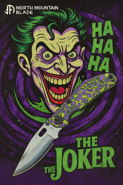 BBNM 2521-PRGR Bowie Joker Purple & Yellow Ceramic Carbon Fiber