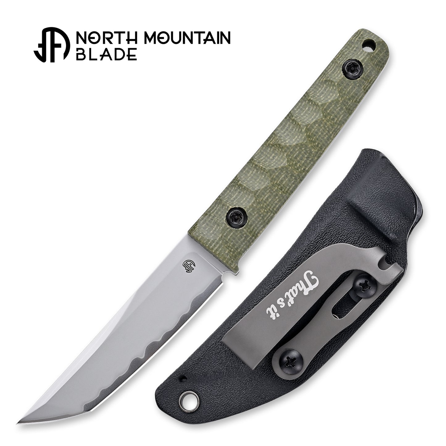That’s it 2416-GR CHOP MINI Fixed Knife Japanese Tanto Style
