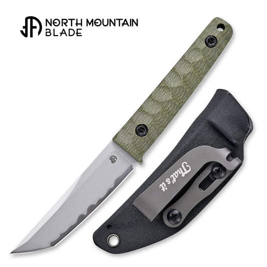 That’s it 2416-GR CHOP MINI Fixed Knife Japanese Tanto Style
