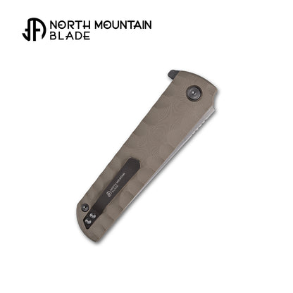 2411-BR Kick Stop Chop Plus Hidden flipper Japanese style tactical tanto folding knife