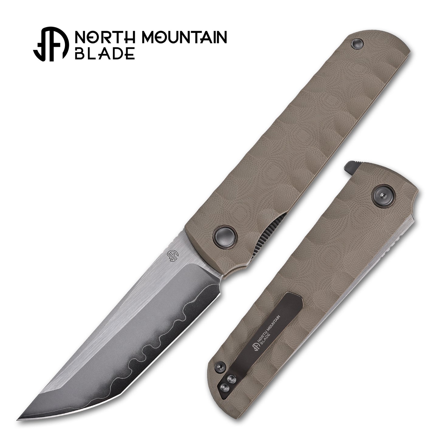 2411-BR Kick Stop Chop Plus Hidden flipper Japanese style tactical tanto folding knife