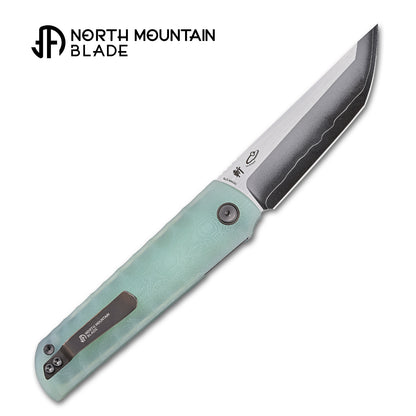 2411-JD Kick Stop Chop Plus Hidden flipper Japanese style tactical tanto folding knife