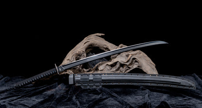 Katana 80CRV2 DLC Coating Kydex Sheath