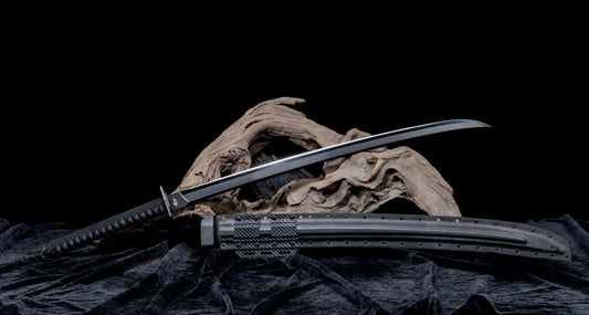 Katana 80CRV2 DLC Coating Kydex Sheath