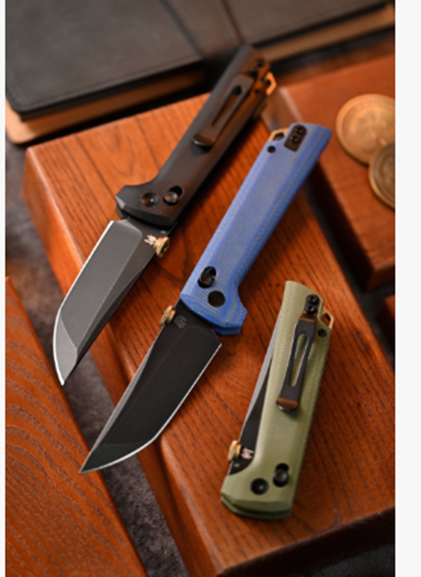 2406-BLMCT-D2BK Crossbar Lock Knife D2 Steel Japanese-style tactical folding knife