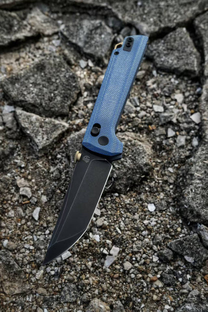 2406-BLMCT-D2BK Crossbar Lock Knife D2 Steel Japanese-style tactical folding knife